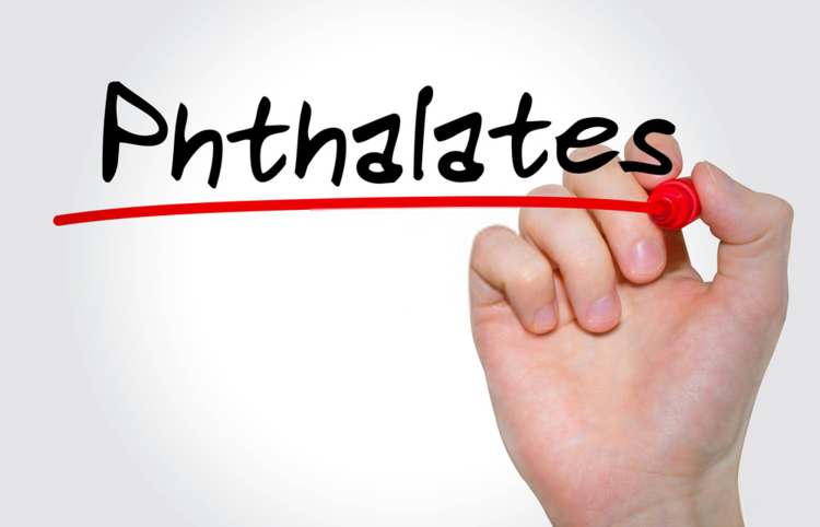the word "phthalates" underlined
